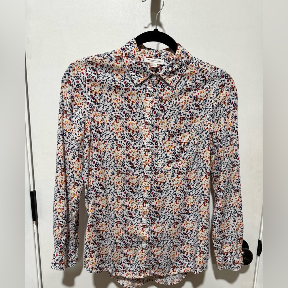 beachlunchlounge Multicolor Floral Button Down Shirt-1473